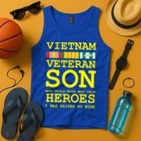 Vietnam Veteran Son Gift For Veterans Day Gift Tank Top thumb 4
