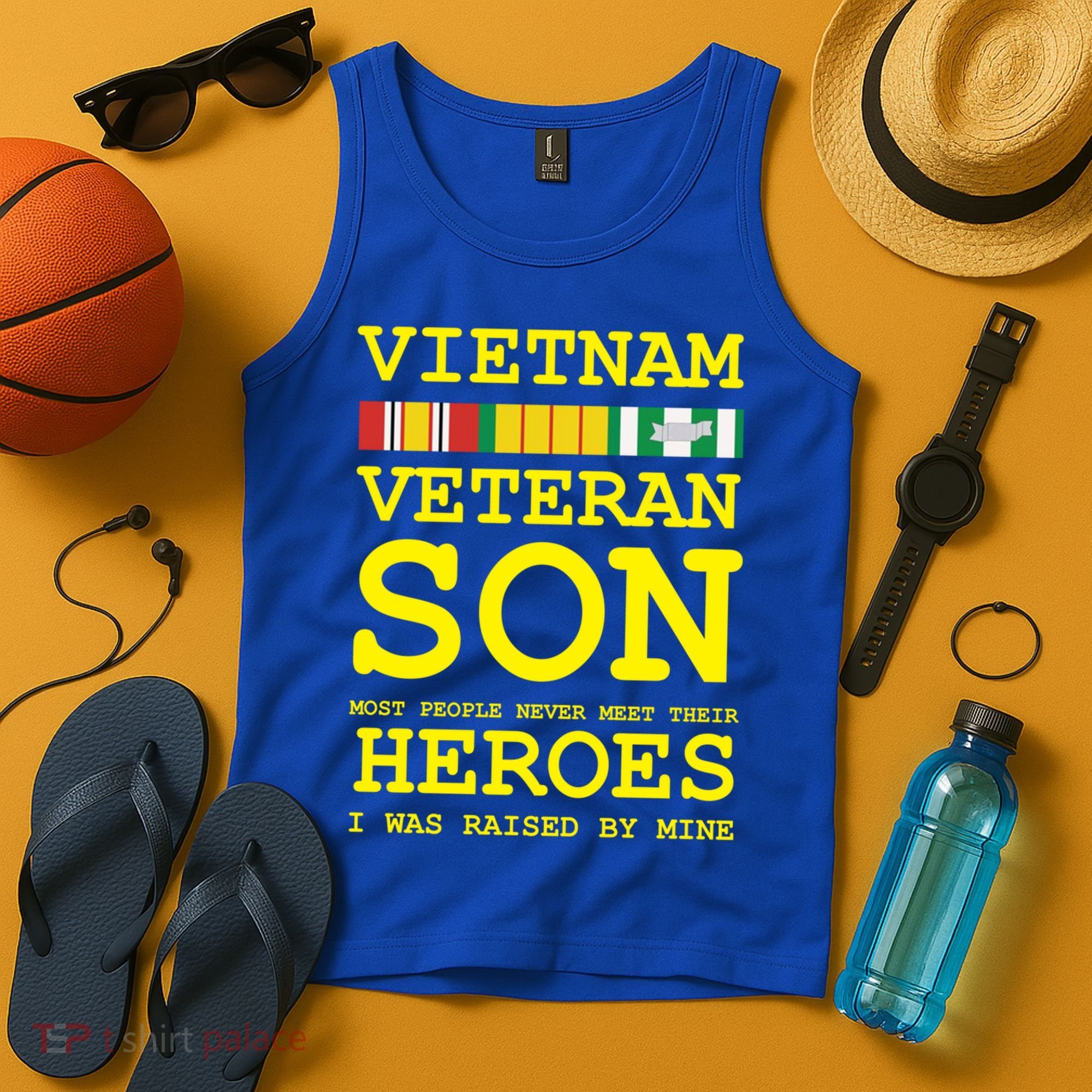 Vietnam Veteran Son Gift For Veterans Day Gift Tank Top