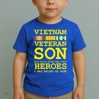 Vietnam Veteran Son Gift For Veterans Day Gift Toddler T-Shirt thumb 2