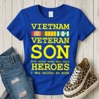 Vietnam Veteran Son Gift For Veterans Day Gift Women's T-Shirt thumb 3