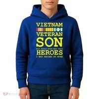 Vietnam Veteran Son Gift For Veterans Day Gift Kids Hoodie thumb 4