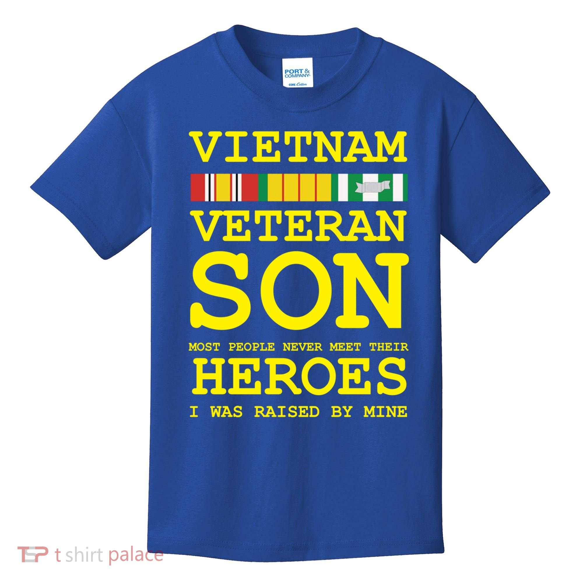 Vietnam Veteran Son Gift For Veterans Day Gift Kids T-Shirt