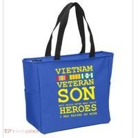 Vietnam Veteran Son Gift For Veterans Day Gift Tote Bag thumb 2