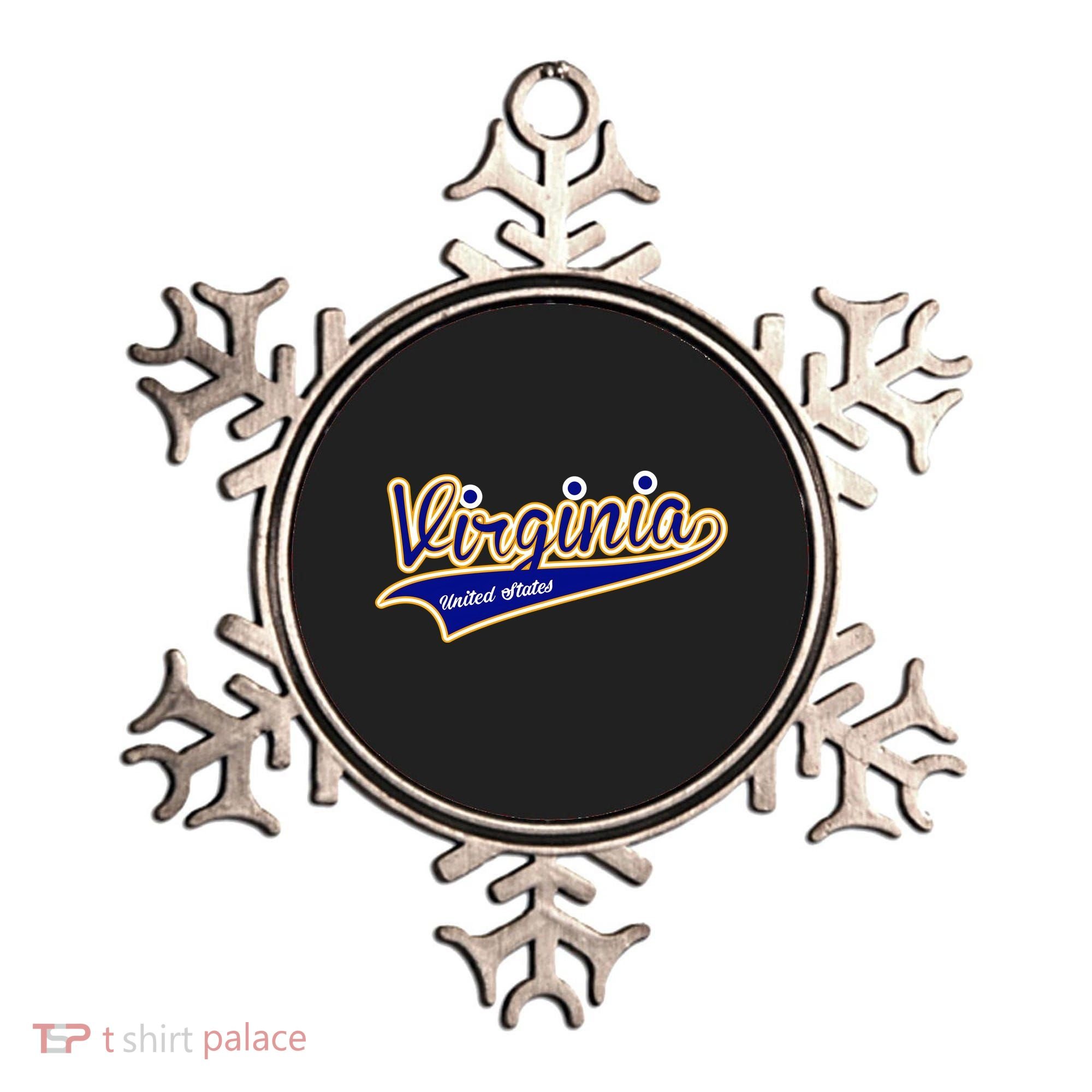 Virginia Varsity Style Ornament