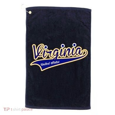 Virginia Varsity Style Golf Towel