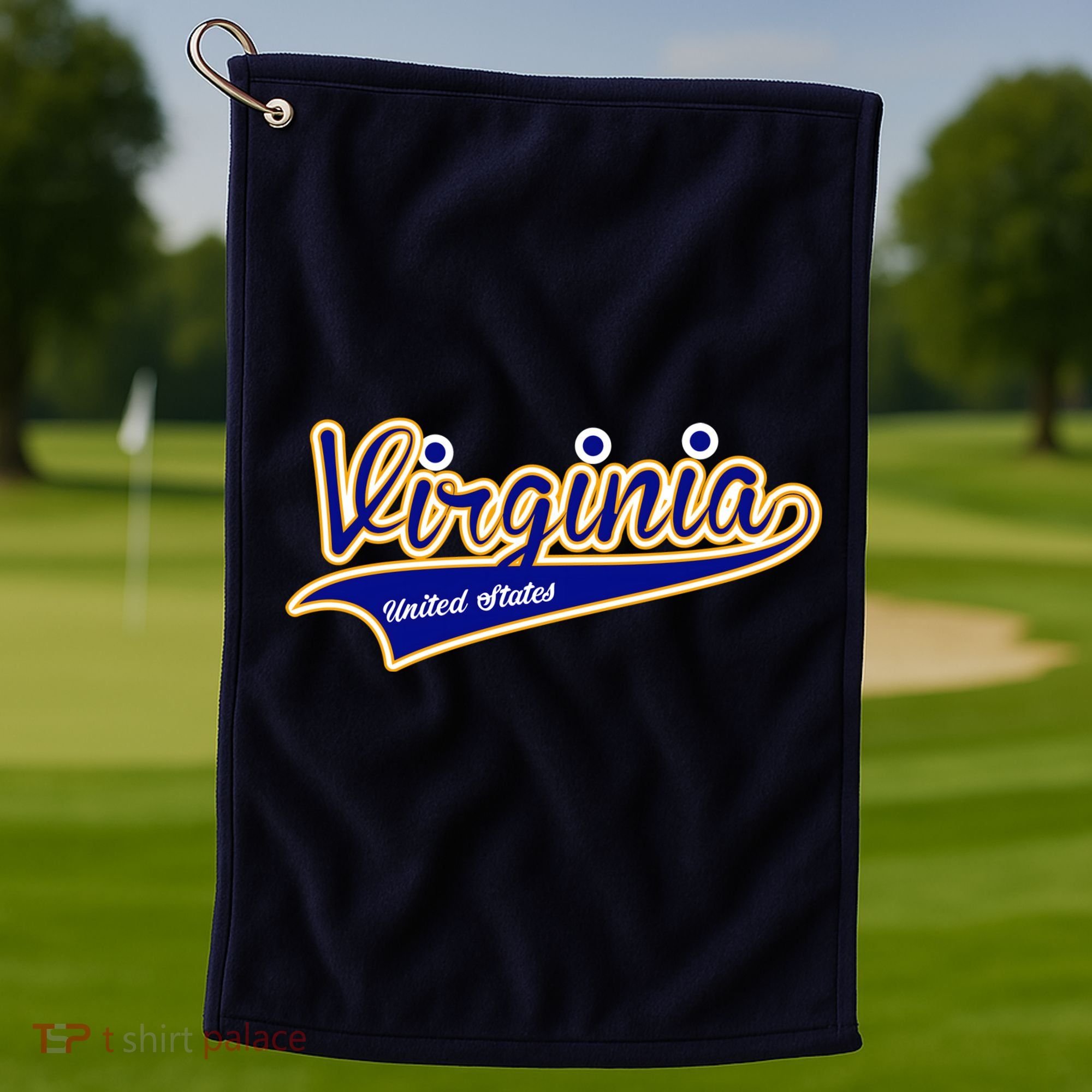 Virginia Varsity Style Golf Towel