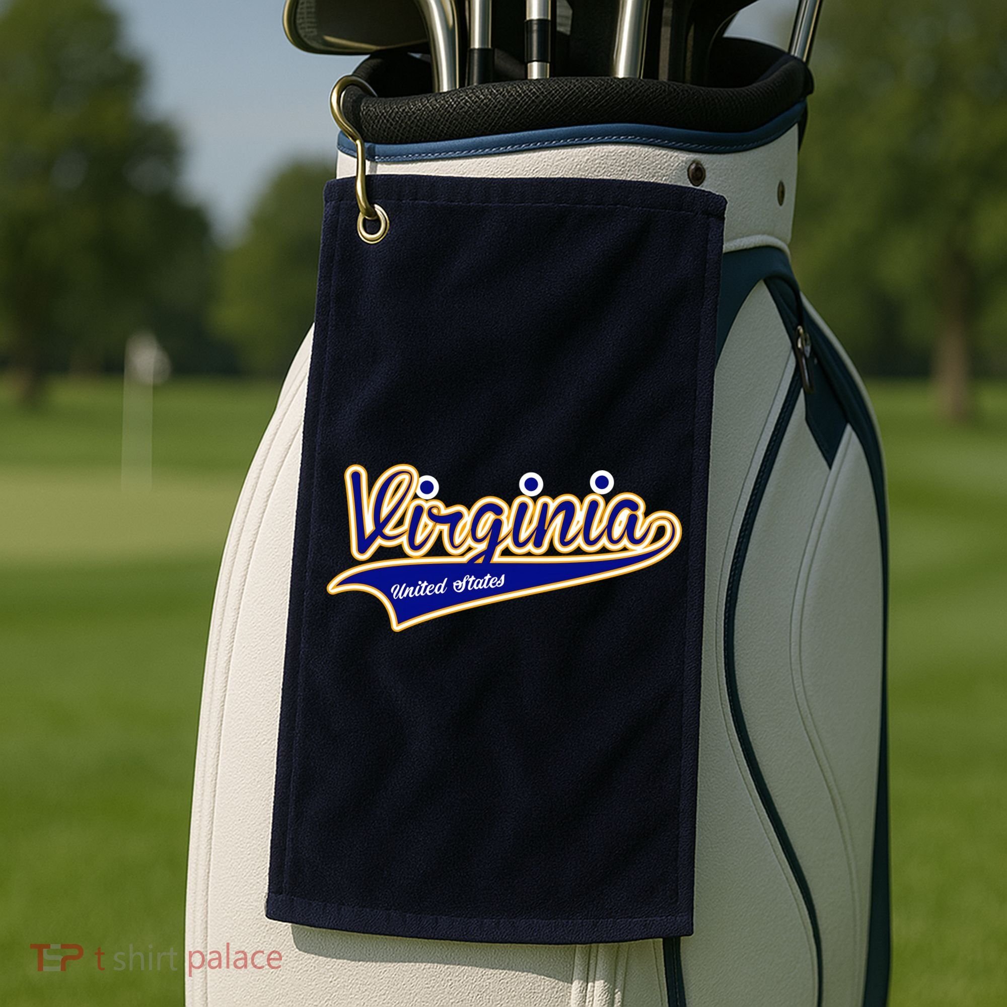 Virginia Varsity Style Golf Towel
