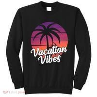 Vacation Vibes Tropical Retro Sunset Sweatshirt thumb 0