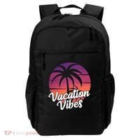 Vacation Vibes Tropical Retro Sunset Backpack thumb 0