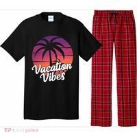 Vacation Vibes Tropical Retro Sunset Pajama Set thumb 0