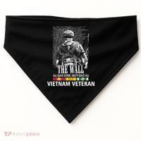 Vietnam Veteran The Wall All Gave Some 58479 Gave All USA-Made Doggie Bandana thumb 0