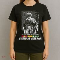 Vietnam Veteran The Wall All Gave Some 58479 Gave All T-Shirt thumb 4