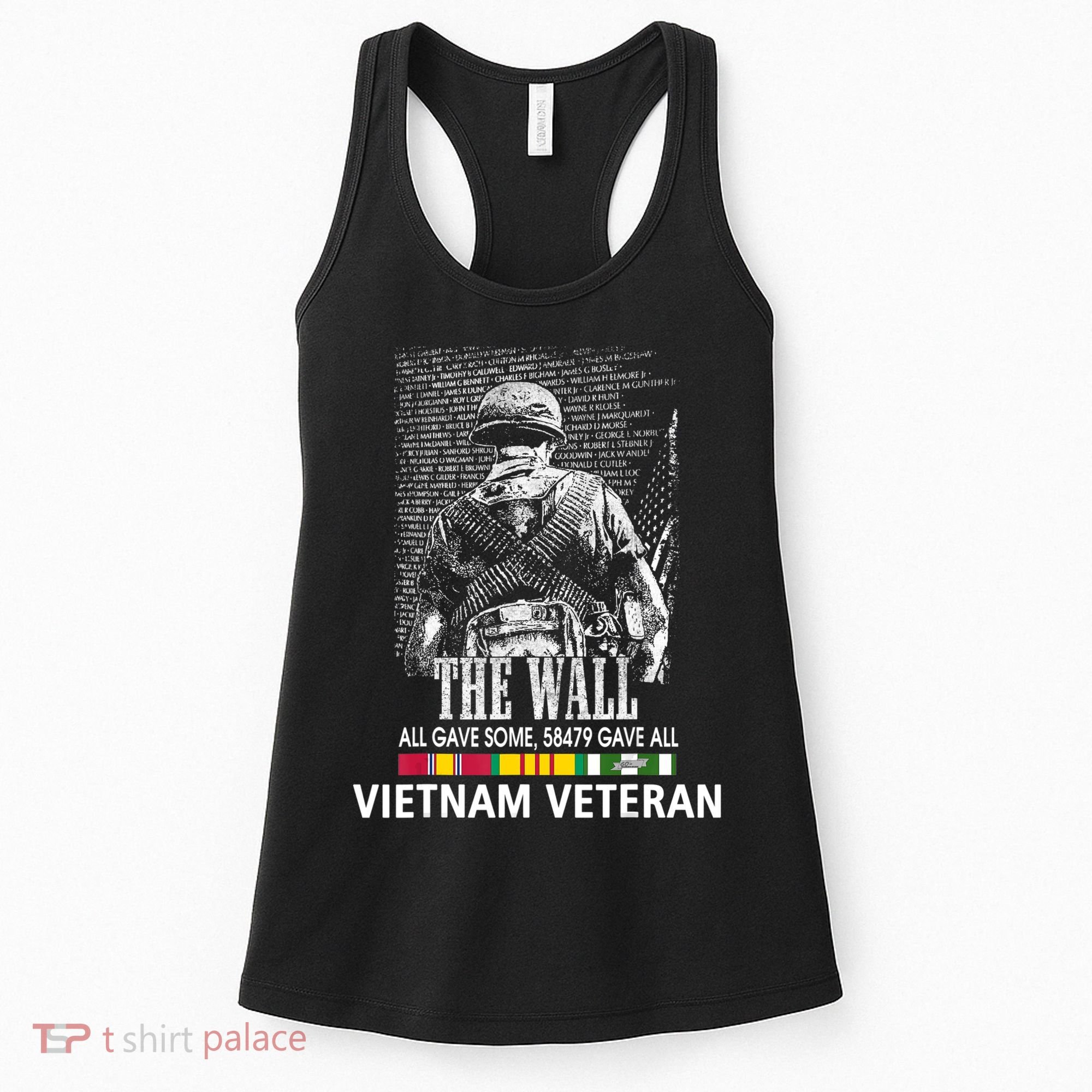 Vietnam Veteran The Wall All Gave Some 58479 Gave All Women's Tank Top