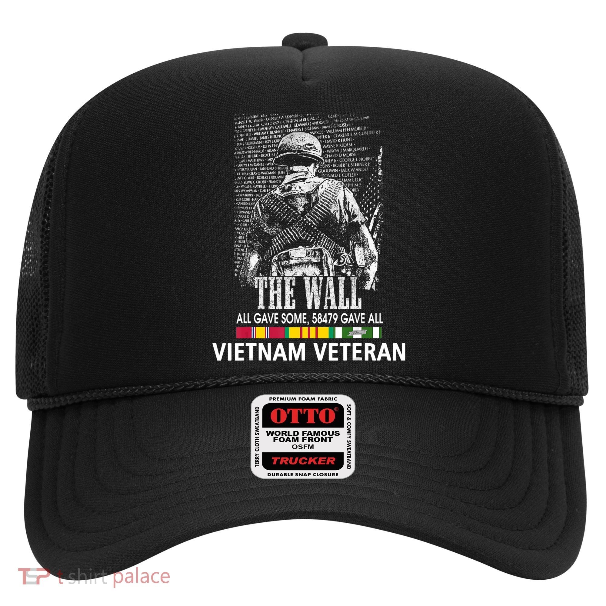 Vietnam Veteran The Wall All Gave Some 58479 Gave All Hat