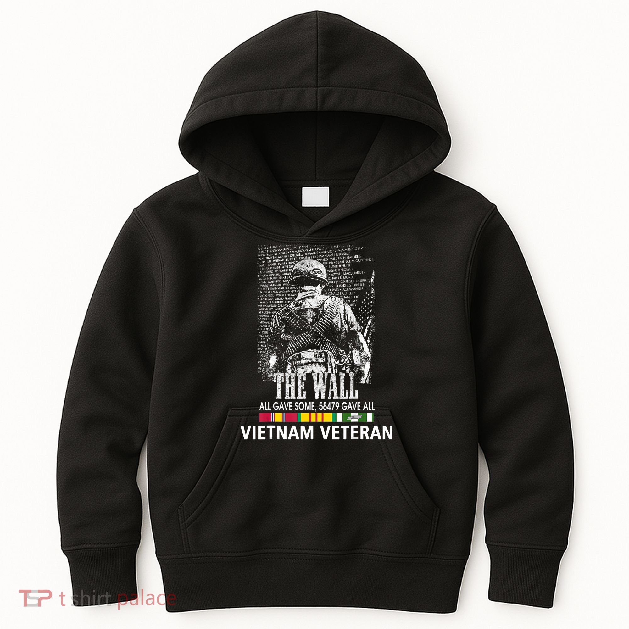 Vietnam Veteran The Wall All Gave Some 58479 Gave All Kids Hoodie