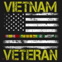 Vietnam Veteran USA Flag Ribbon Gift T-Shirt thumb 7