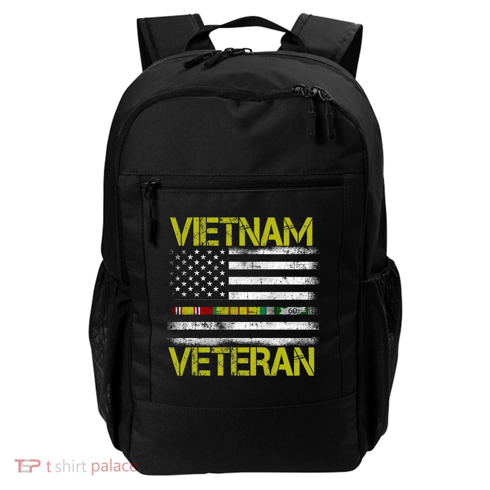 Vietnam Veteran USA Flag Ribbon Gift Backpack