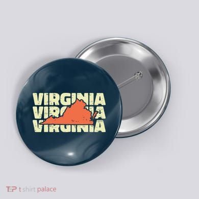 Vintage Virginia Usa State Button