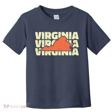 Vintage Virginia Usa State Toddler T-Shirt