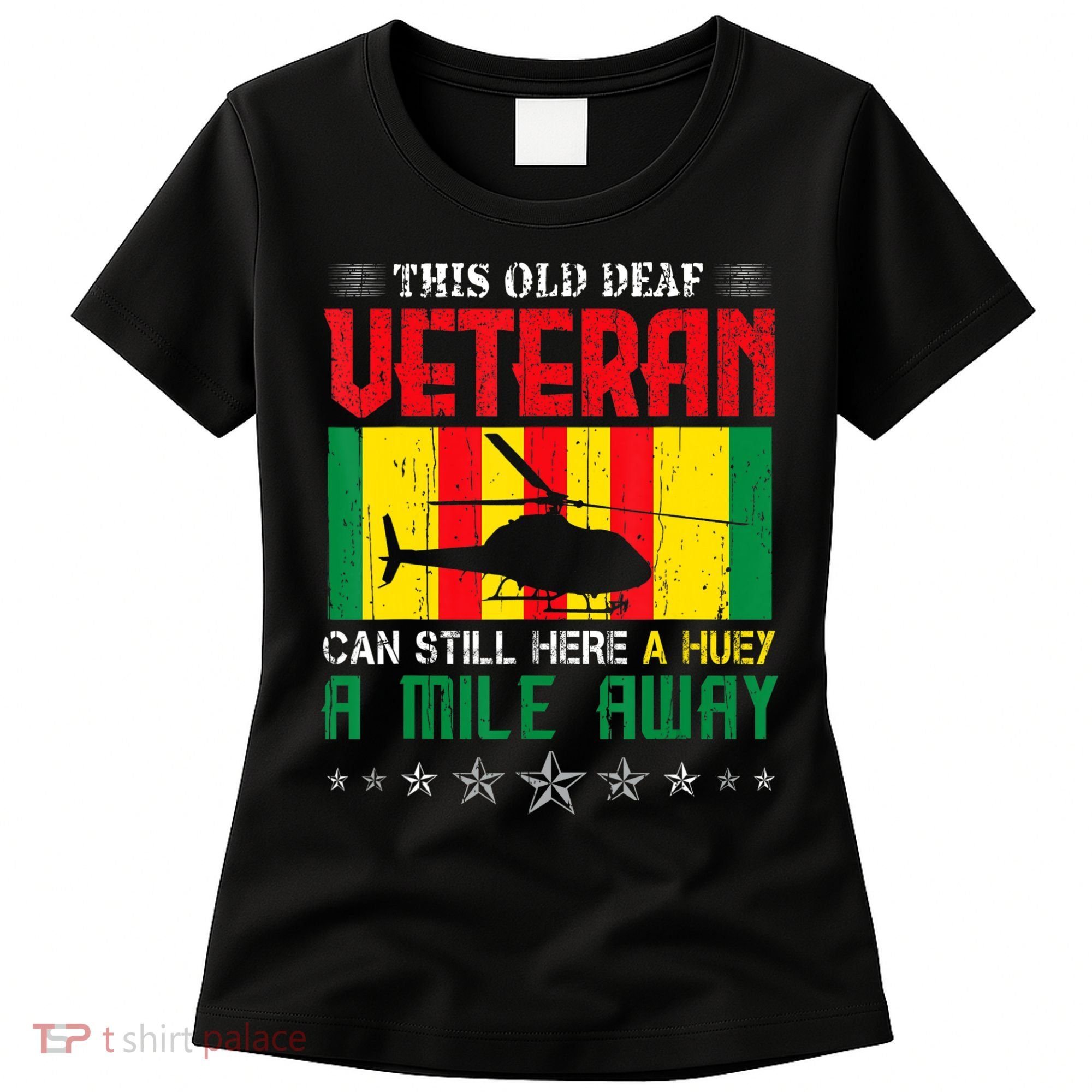Vietnam Veteran Uh1 Huey Helicopter Women's T-Shirt
