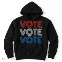 Vote Vote Vote Red White Blue Retro Election  Hoodie thumb 0
