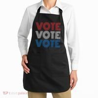 Vote Vote Vote Red White Blue Retro Election  Apron thumb 2