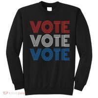 Vote Vote Vote Red White Blue Retro Election  Sweatshirt thumb 0