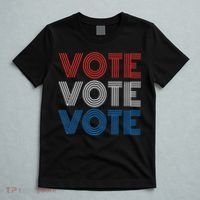 Vote Vote Vote Red White Blue Retro Election  T-Shirt thumb 5