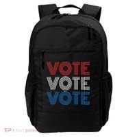 Vote Vote Vote Red White Blue Retro Election  Backpack thumb 0