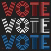Vote Vote Vote Red White Blue Retro Election  Beanie thumb 2