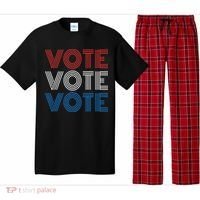 Vote Vote Vote Red White Blue Retro Election  Pajama Set thumb 0