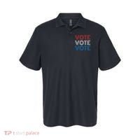 Vote Vote Vote Red White Blue Retro Election  Polo thumb 0