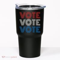 Vote Vote Vote Red White Blue Retro Election  Tumbler thumb 0