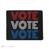 Vote Vote Vote Red White Blue Retro Election  Mousepad thumb 0