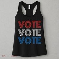 Vote Vote Vote Red White Blue Retro Election  Women's Tank Top thumb 3