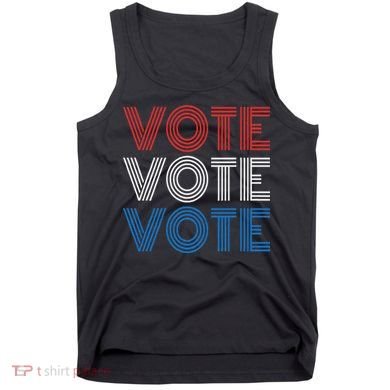 Vote Vote Vote Red White Blue Retro Election  Tank Top
