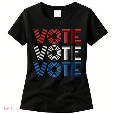 Vote Vote Vote Red White Blue Retro Election  Women's T-Shirt