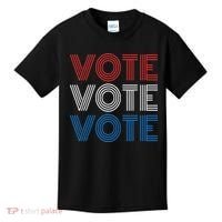 Vote Vote Vote Red White Blue Retro Election  Kids T-Shirt thumb 0