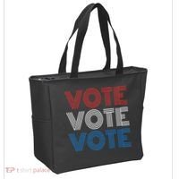 Vote Vote Vote Red White Blue Retro Election  Tote Bag thumb 2