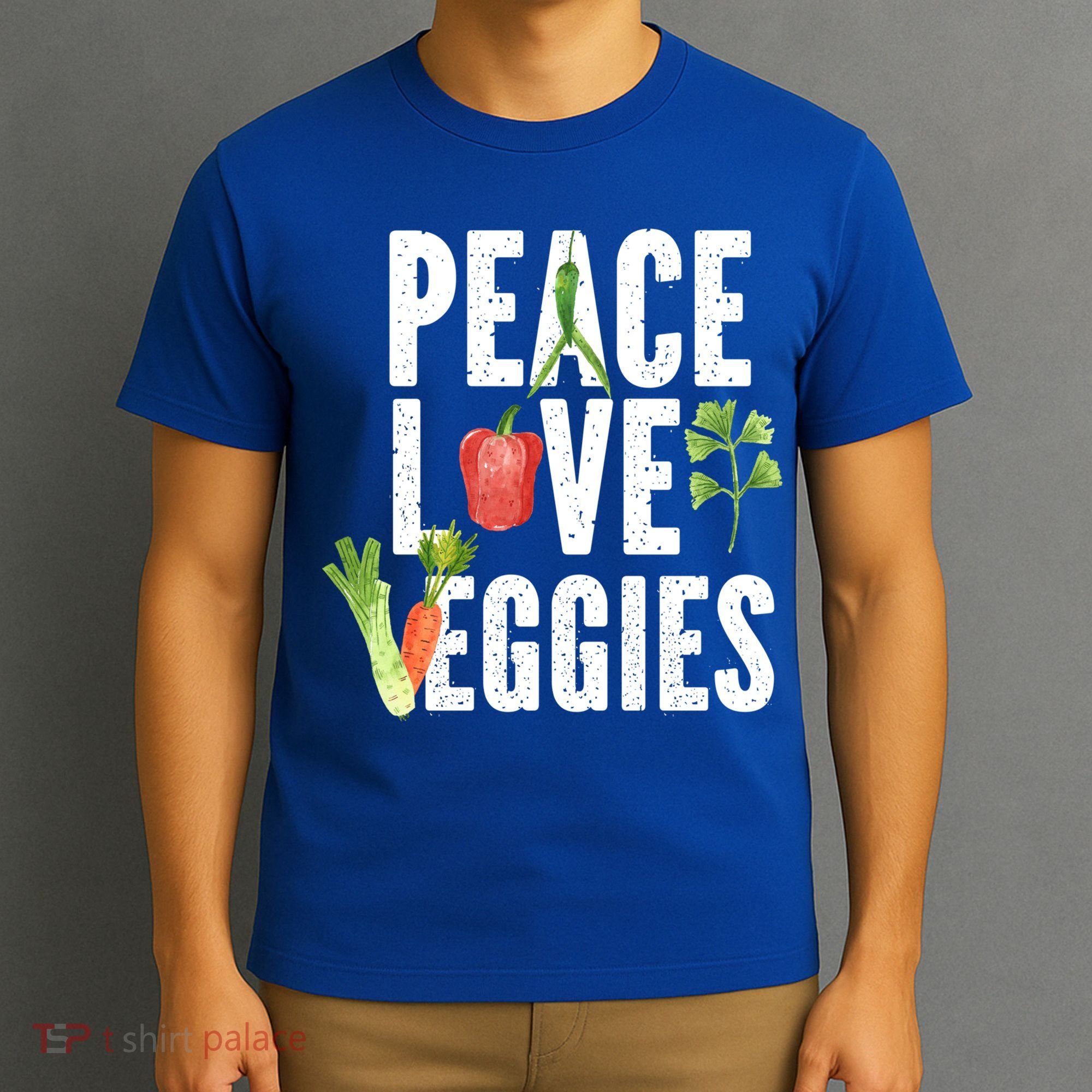 Vegan Vegetarian Veganism Vegetable Lover Peace Love Veggies Great Gift T-Shirt