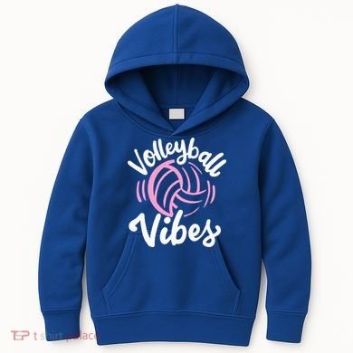 Volleyball Vibes Kids Hoodie