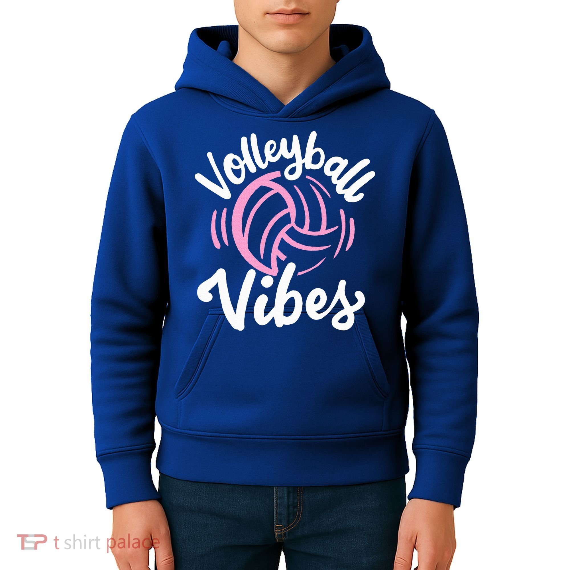 Volleyball Vibes Kids Hoodie