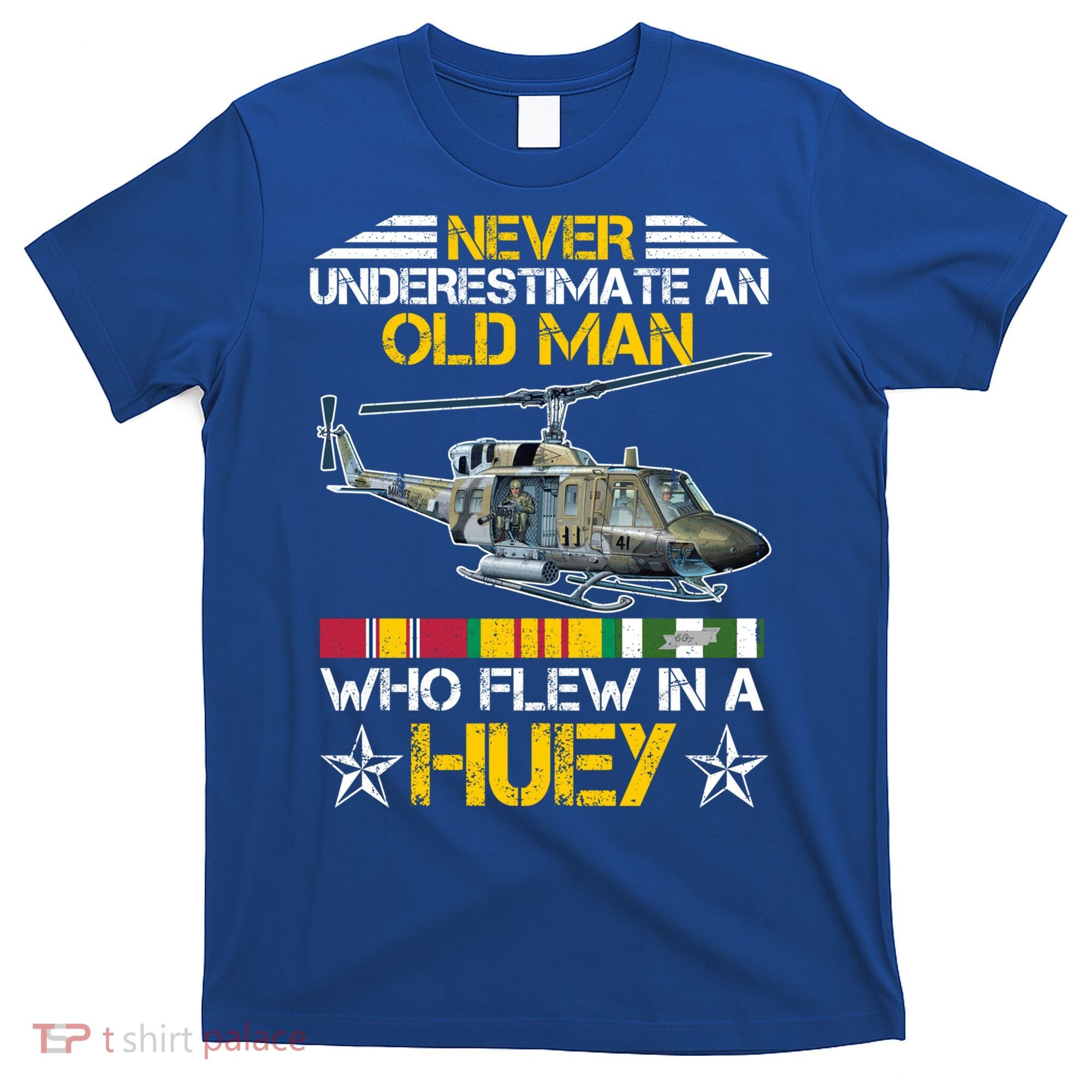 Vietnam Veteran Vet Uhfunny Gift1 Huey Helicopter Gift T-Shirt