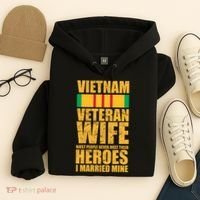 Vietnam Veteran Wife Hoodie thumb 4