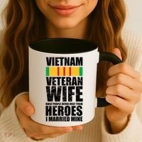 Vietnam Veteran Wife Coffee Mug thumb 3