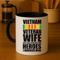 Vietnam Veteran Wife Coffee Mug thumb 4