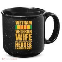 Vietnam Veteran Wife 15oz Campfire Ceramic Mug thumb 0