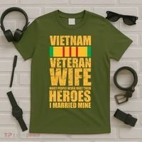 Vietnam Veteran Wife T-Shirt thumb 5