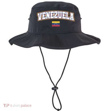 Venezuela Varsity World Flag Weathered Design Gift Bucket Hat