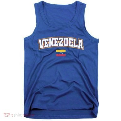 Venezuela Varsity World Flag Weathered Design Gift Tank Top
